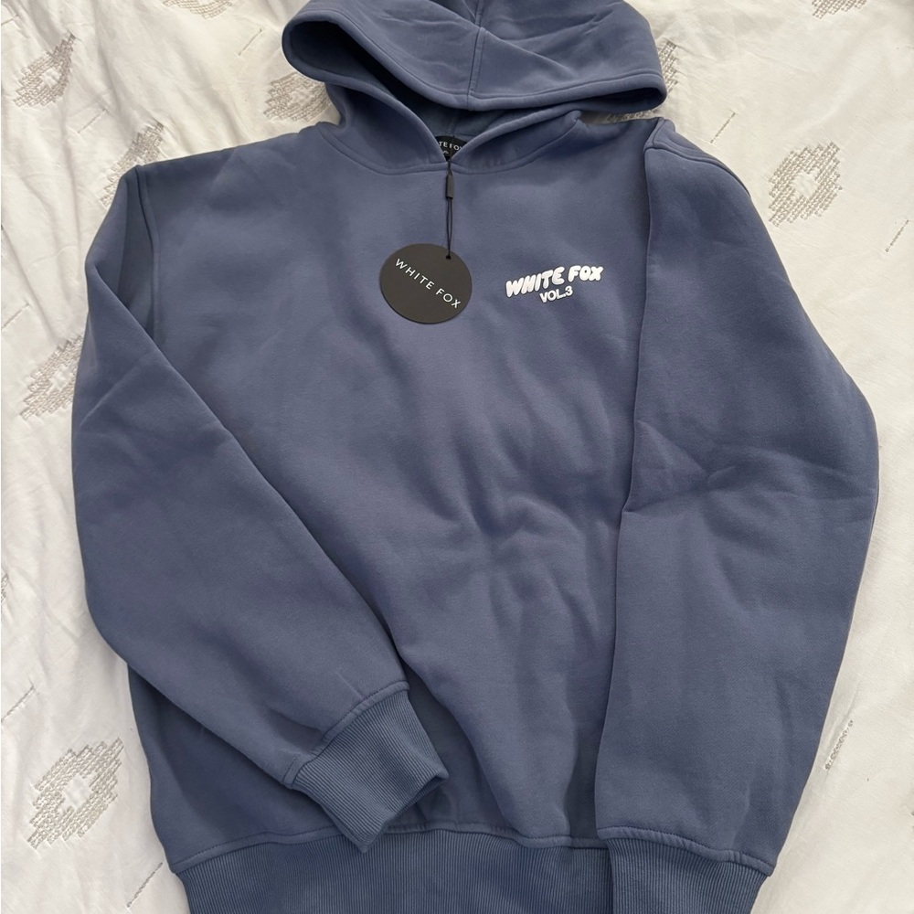 White fox hoodie